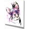 Designart - Sweet Funny Dog with Glasses - Animal Canvas Wall Art